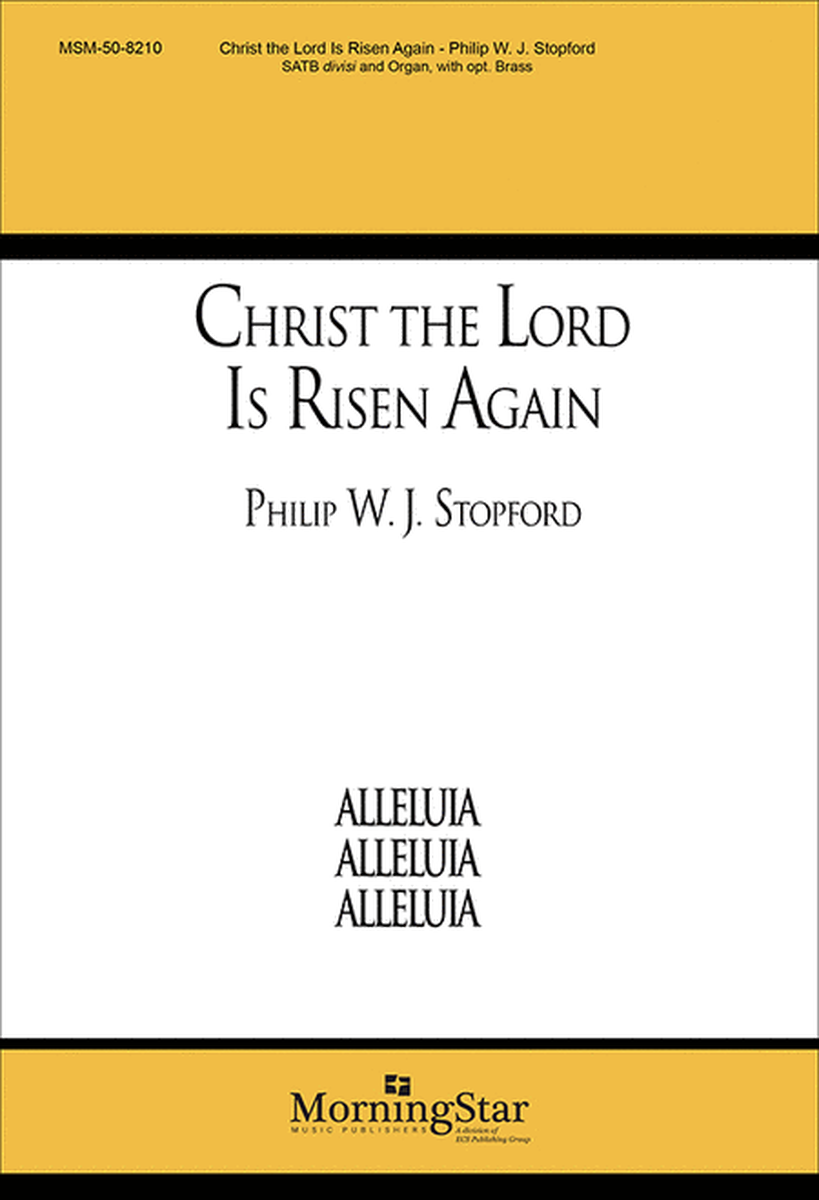 Christ the Lord Is Risen Again (Choral Score) image number null