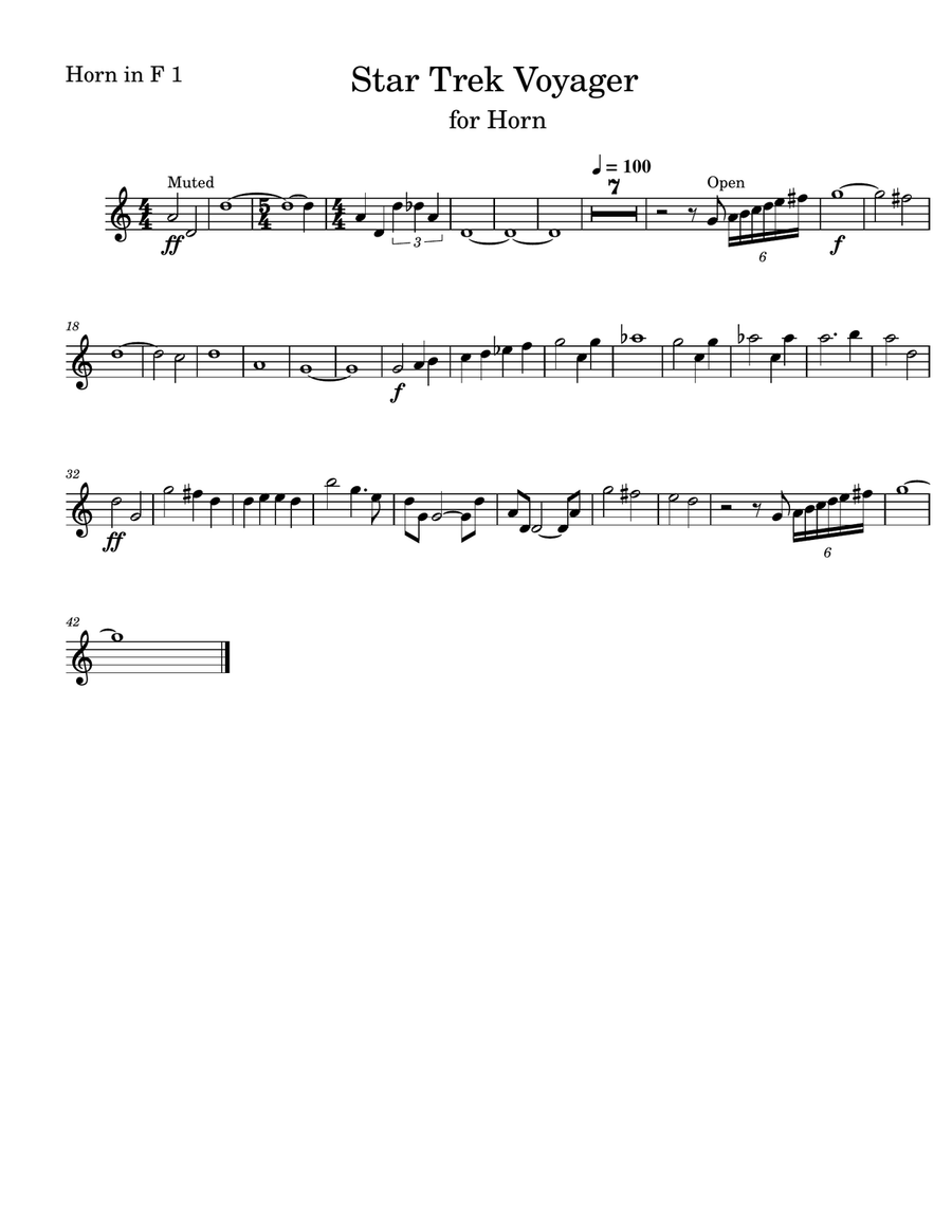 Star Trek - Voyager(r) Horn scores gallery preview page 6