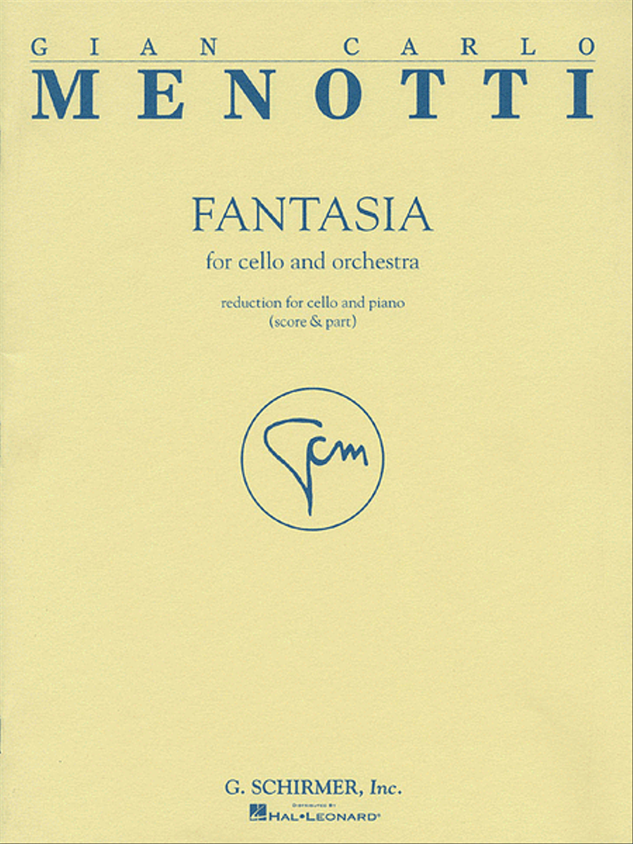 Book cover for Fantasia for Cello and Orchestra