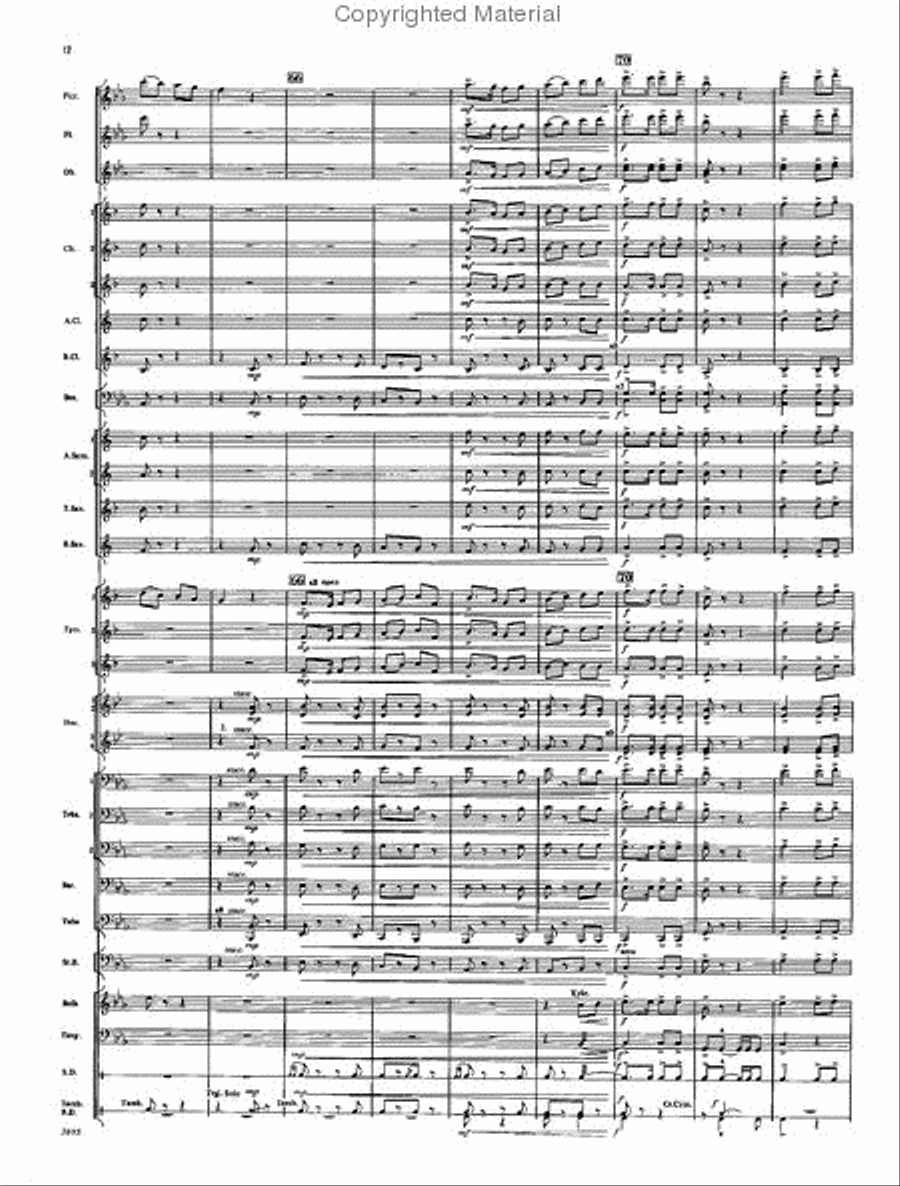 In All Its Glory Concert Band scores gallery preview page 10