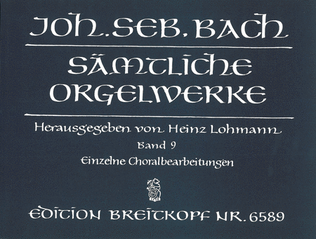 Book cover for Complete Organ Works - Lohmann Edition