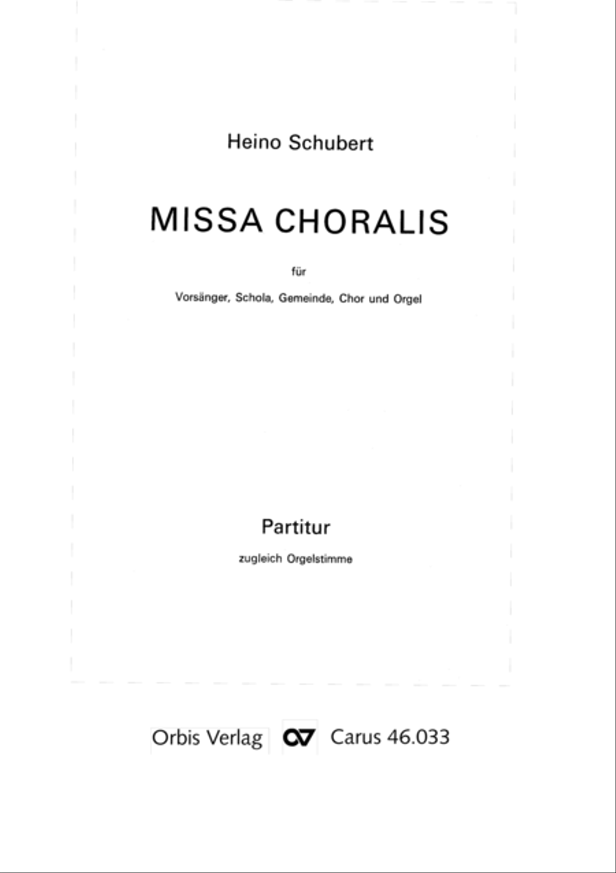 Missa Choralis zu GL 401-404 4-Part scores gallery preview page 2