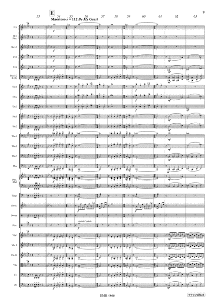 Beauty And The Beast by Alan Menken - Orchestra - Sheet