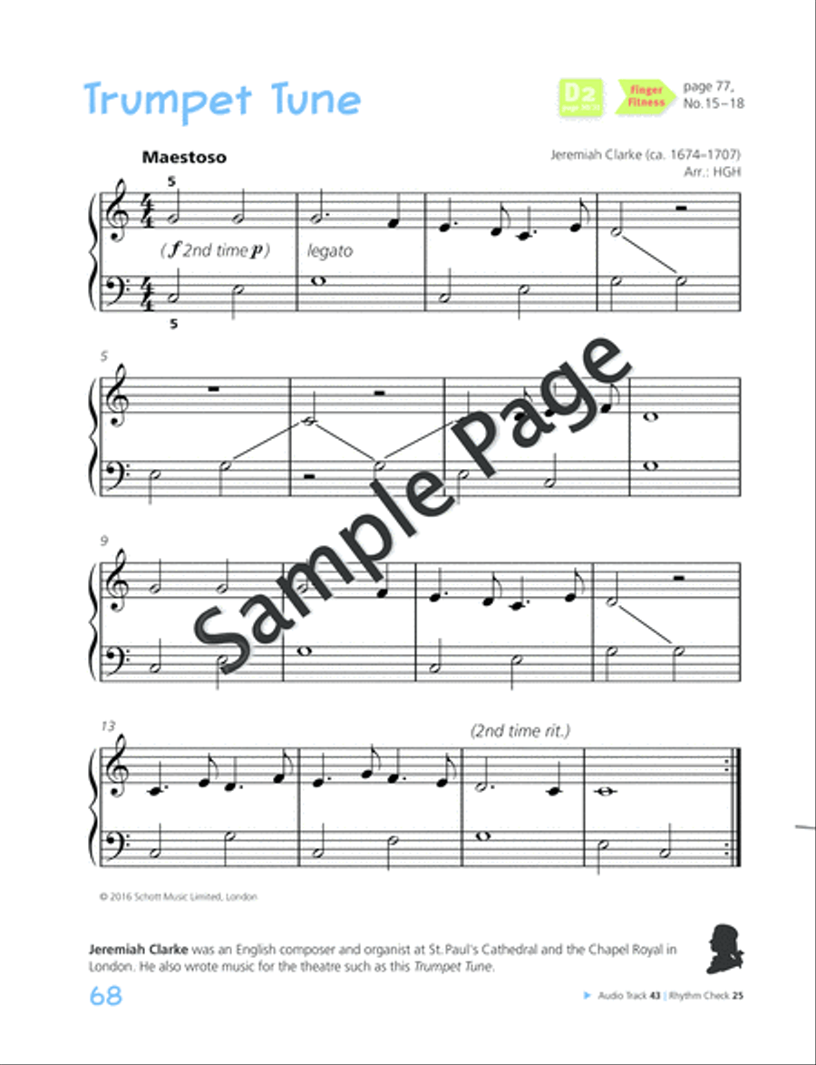 Piano Junior: Lesson Book 2 Piano Method scores gallery preview page 69