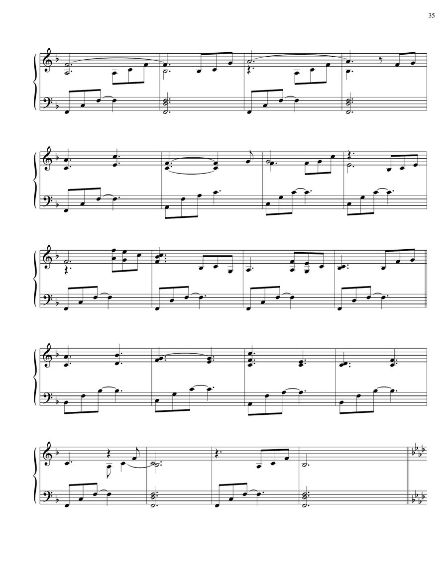 Place of Healing Piano Solo scores gallery preview page 2