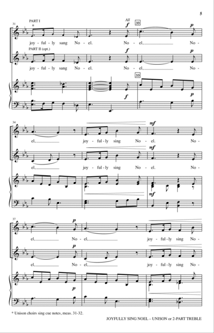 Joyfully Sing Noel 2-Part scores gallery preview page 4