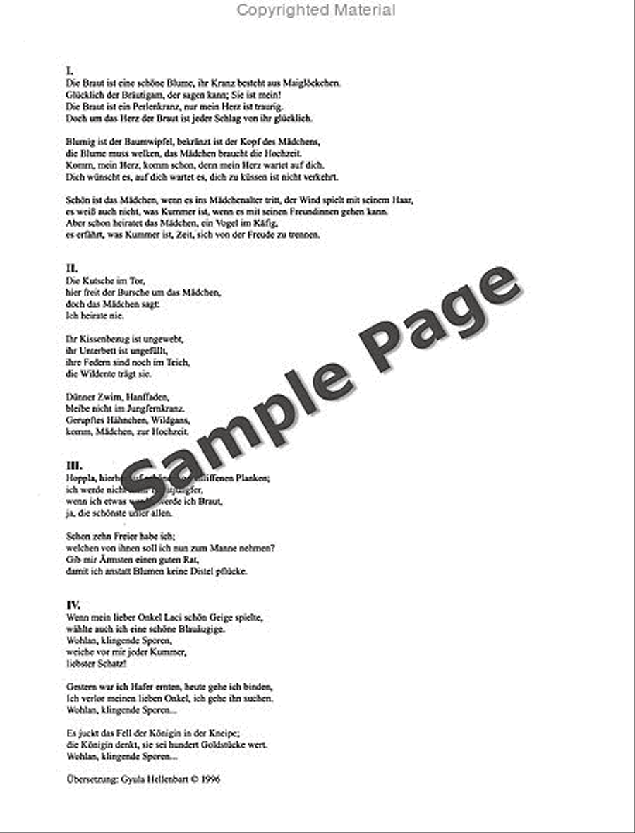 Four Wedding Dances Choir scores gallery preview page 10
