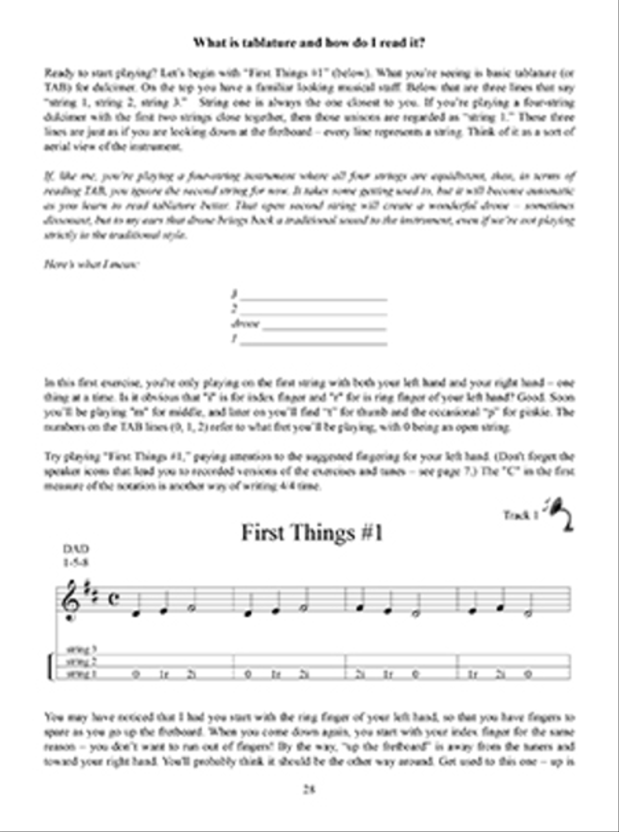 Field Guide to the Mountain Dulcimer, Book 1 Mountain Dulcimer scores gallery preview page 3