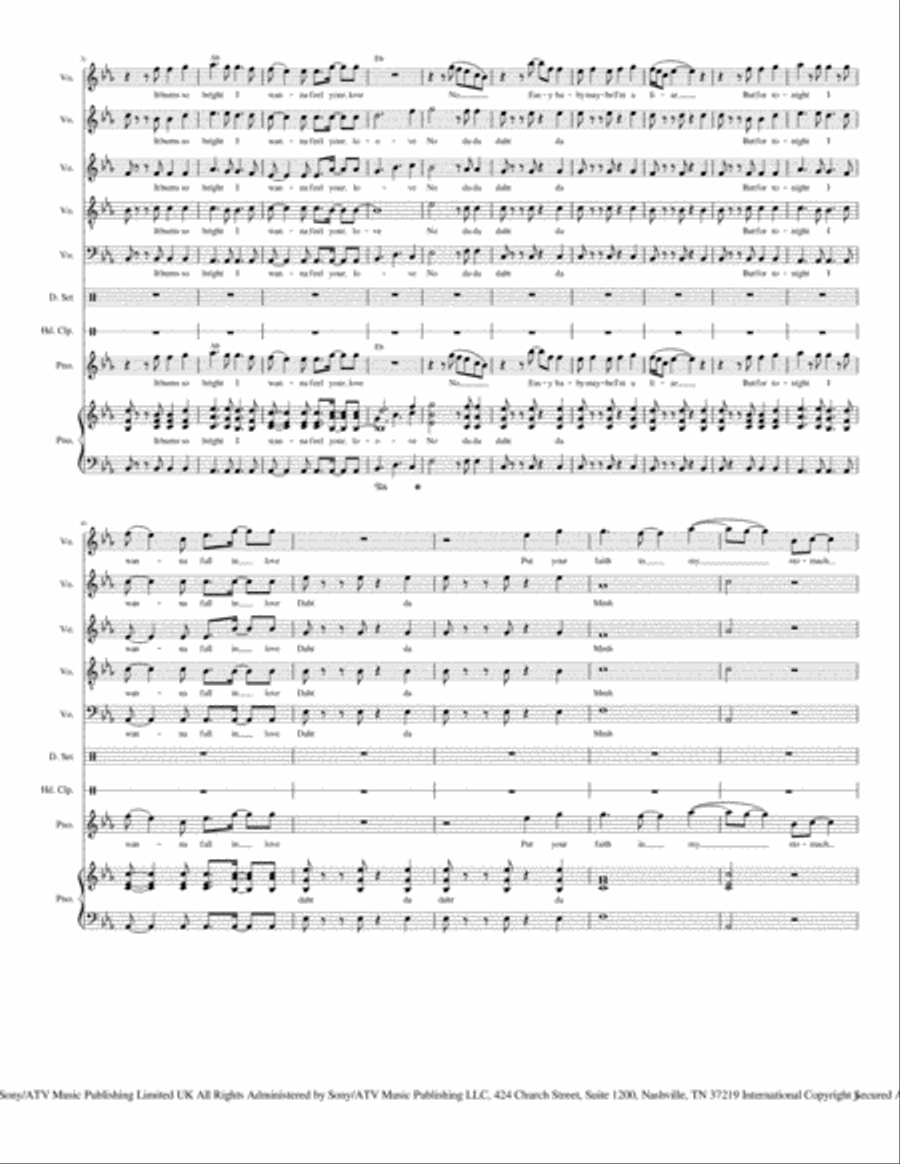 I'm A Mess I'm A Mess 4-Part scores gallery preview page 3