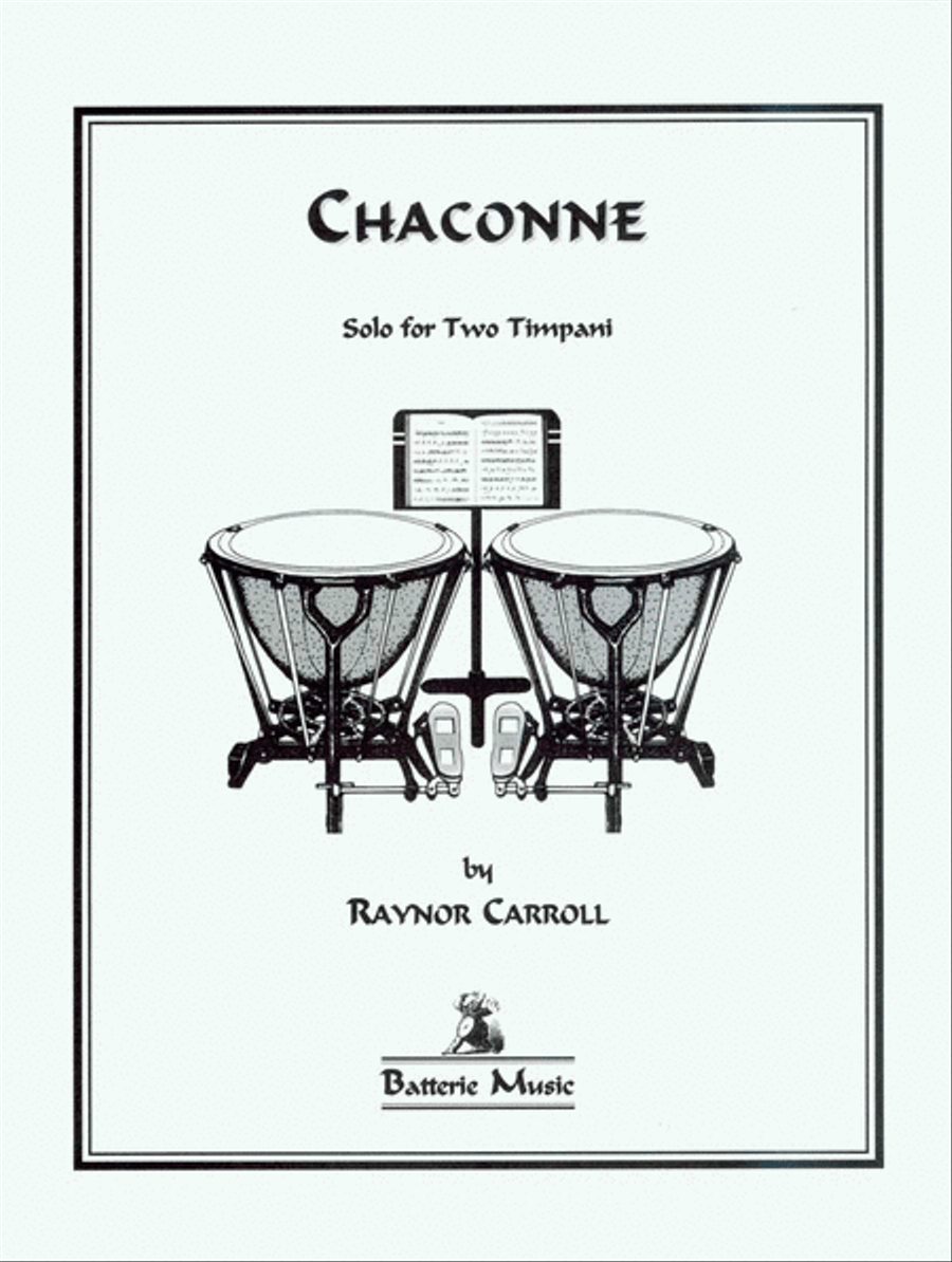 Chaconne Percussion - Sheet Music