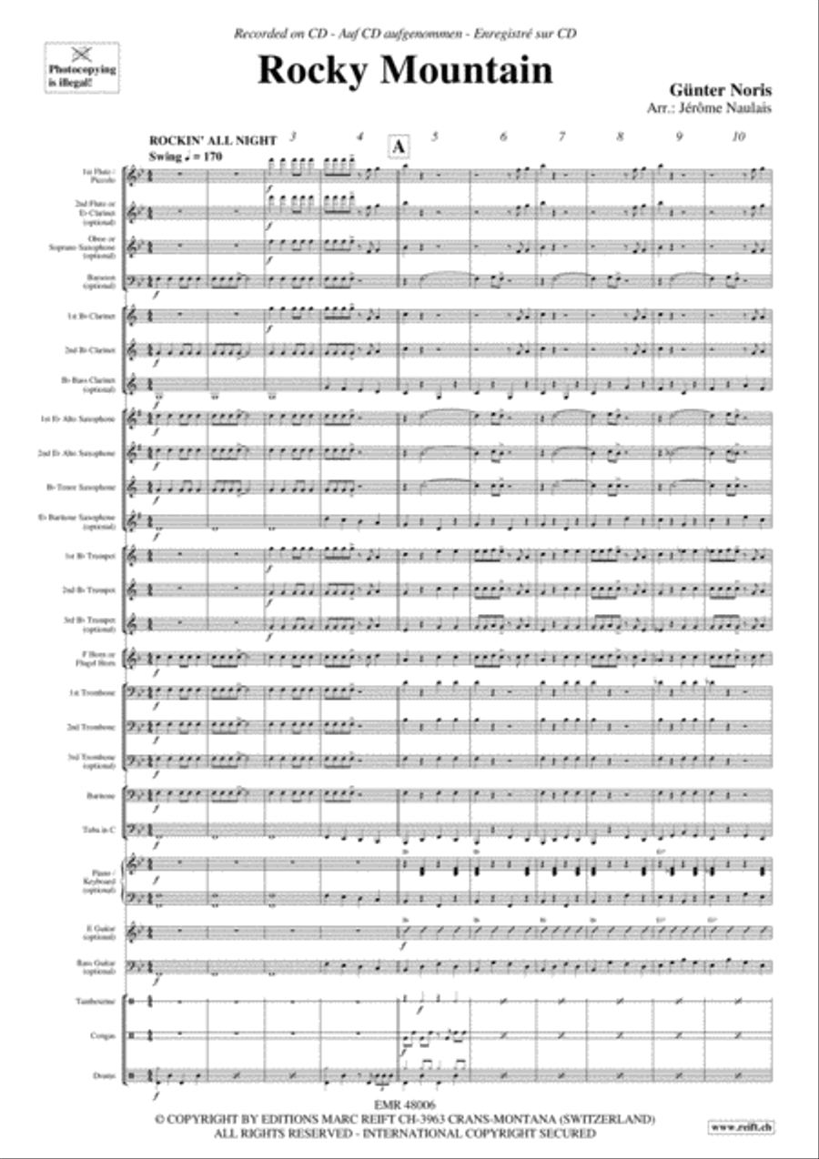 Rocky Mountain Concert Band scores gallery preview page 3