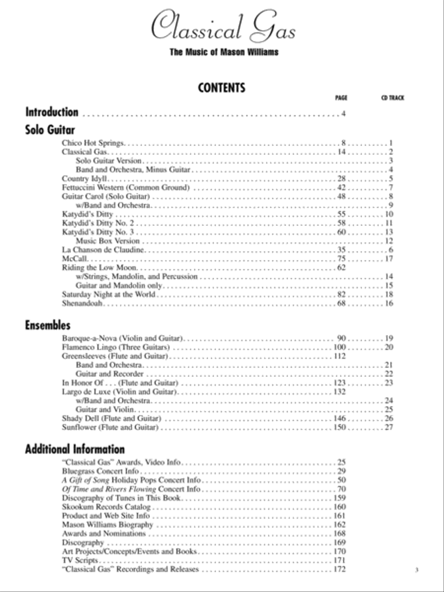 Classical Gas Flute scores gallery preview page 5