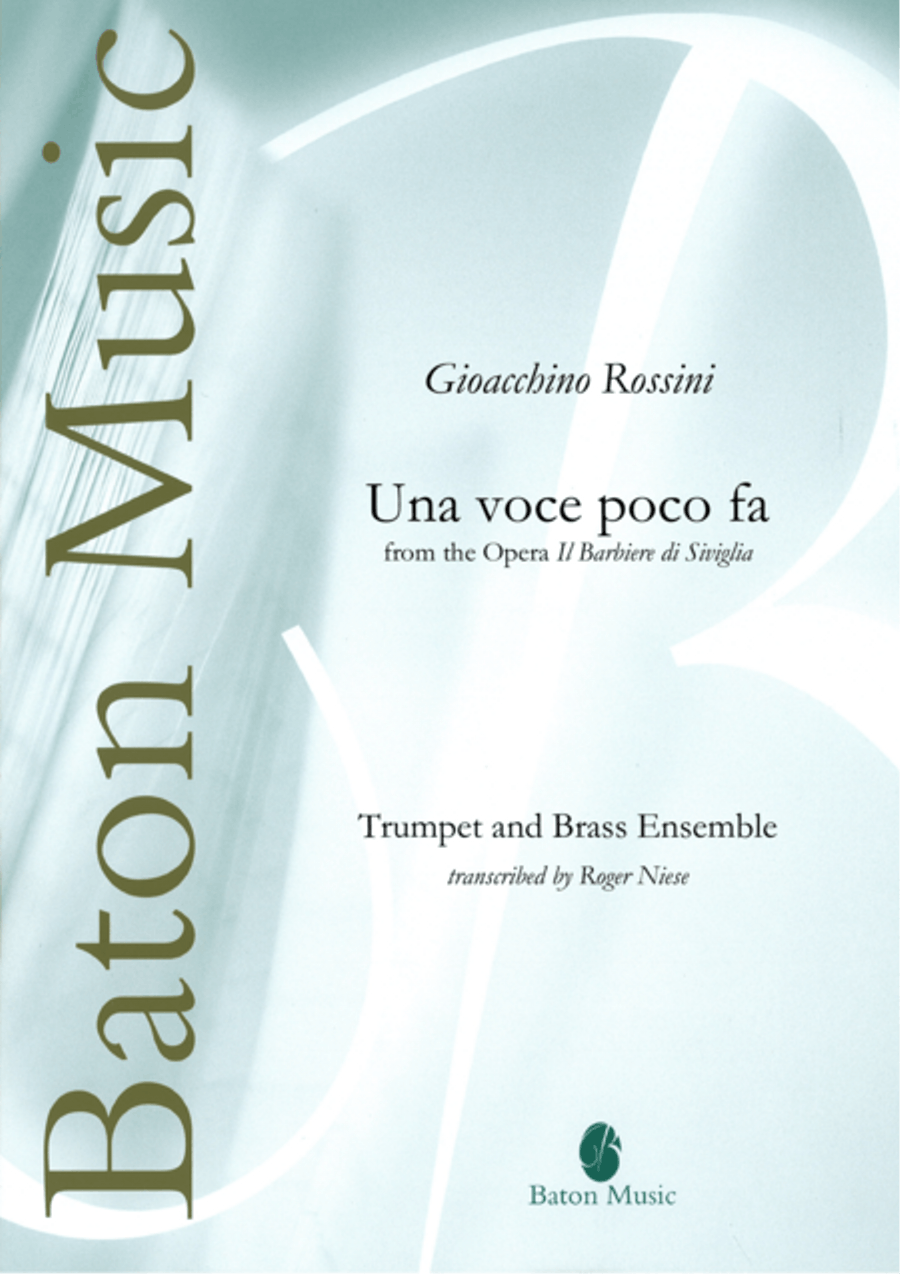 Una voce poco fa Baritone Horn scores gallery preview page 1