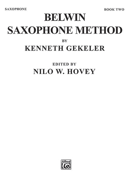 Belwin Saxophone Method, Book 2