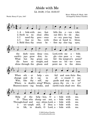 Abide with Me (Melody)