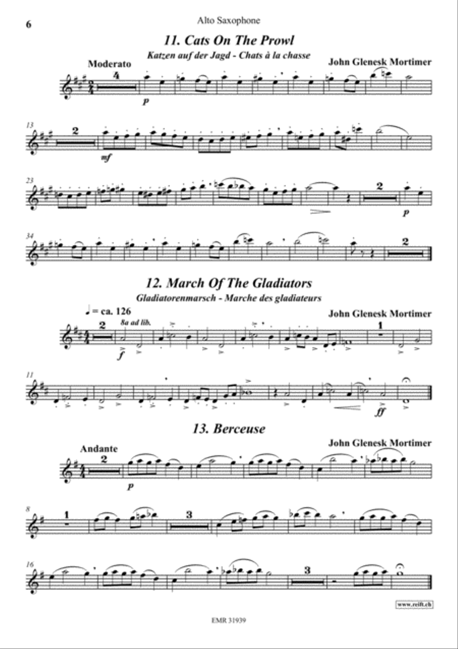 78 Solo Pieces Alto Saxophone scores gallery preview page 6