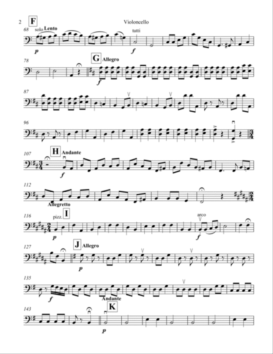 A Wee Hour In A Russian Village String Orchestra scores gallery preview page 6