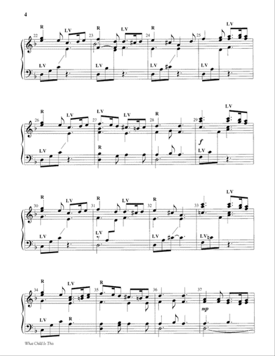 What Child Is This 3-Octaves scores gallery preview page 4