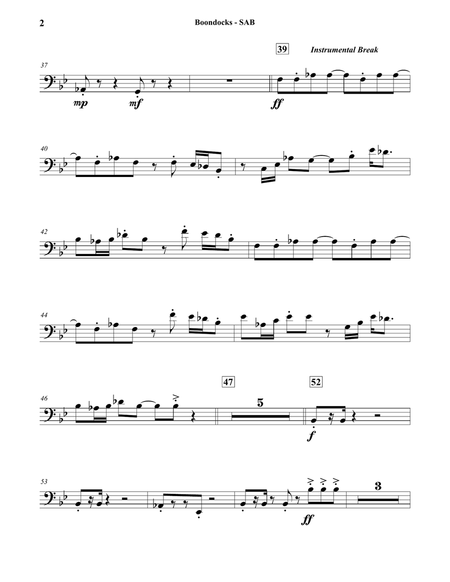 Boondocks Concert Band scores gallery preview page 5