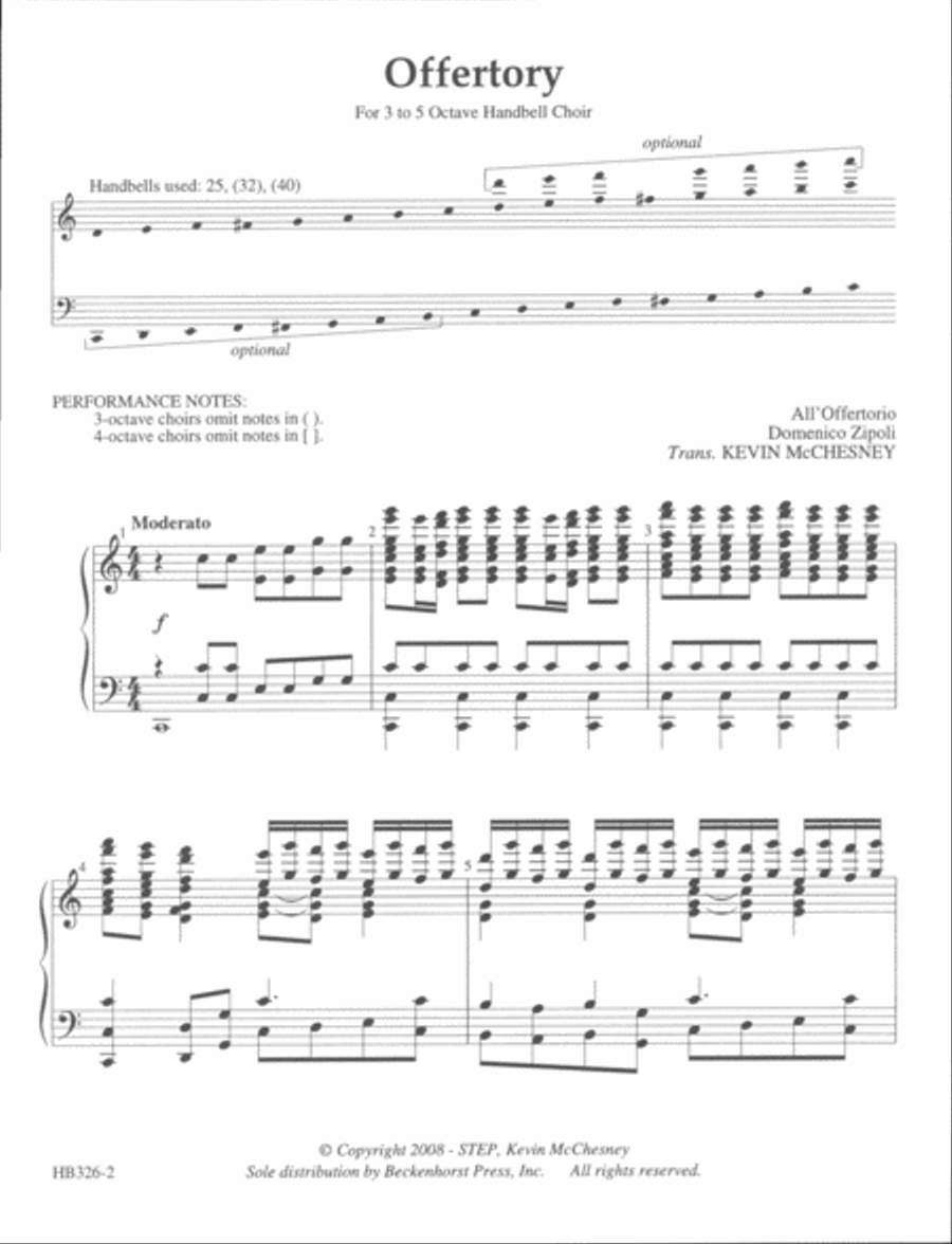 Offertory - McChesney Offertory - McChesney 5-Octaves scores gallery preview page 2