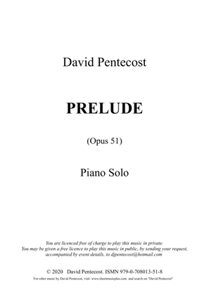 Prelude, Opus 51