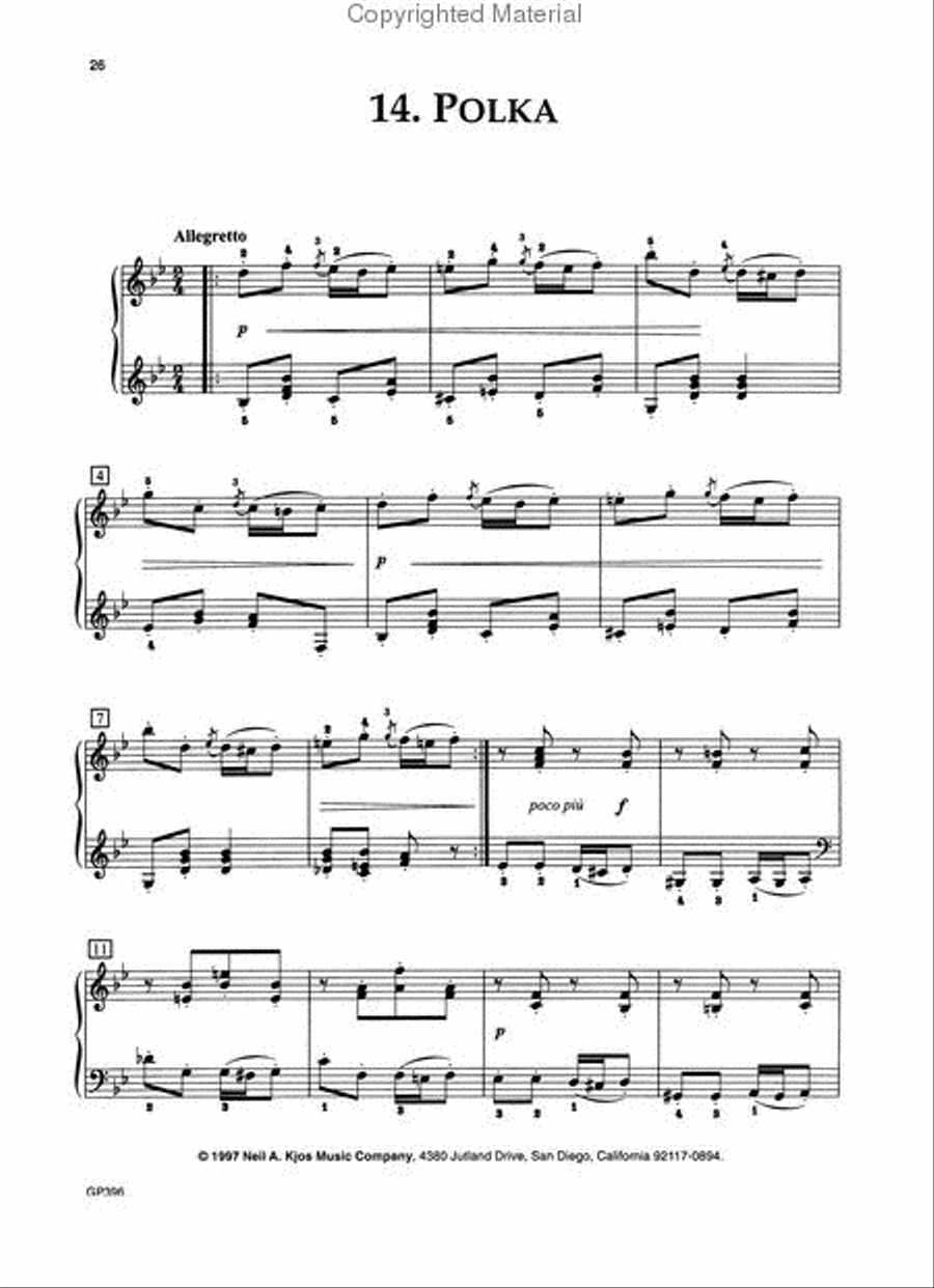 Album For The Young, Opus 39 Piano Solo scores gallery preview page 4