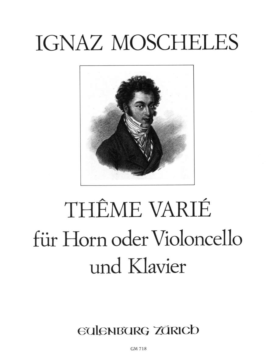 Thême varié Horn scores gallery preview page 1