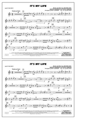 Book cover for It's My Life (arr. Conaway & Holt) - 2nd Bb Trumpet