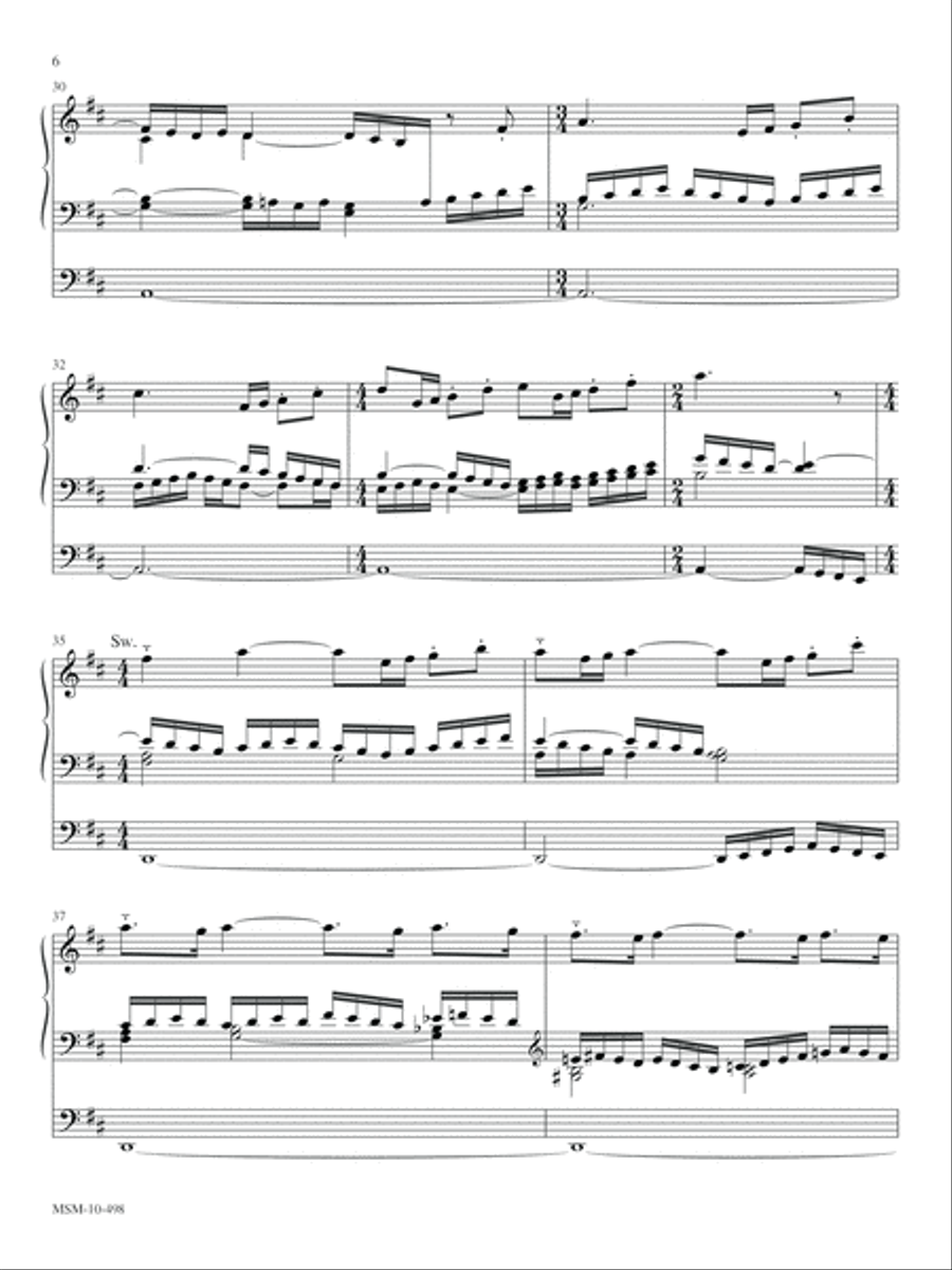 Suite Organ scores gallery preview page 4