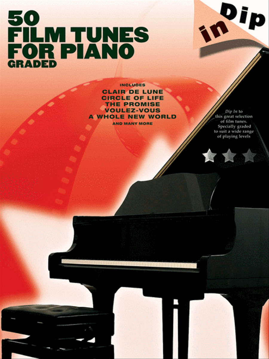 50 Film Tunes for Piano – Graded Piano Solo scores gallery preview page 1