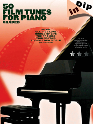 Book cover for 50 Film Tunes for Piano - Graded