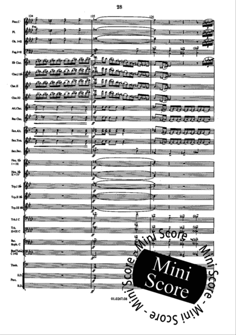Vespri Siciliani Concert Band scores gallery preview page 32