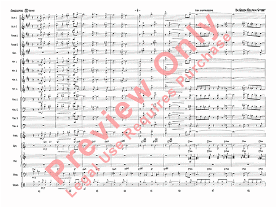 On Green Dolphin Street Jazz Ensemble scores gallery preview page 9