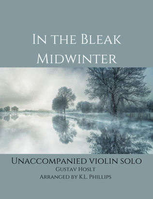 Book cover for In the Bleak Midwinter - Unaccompanied Violin Solo