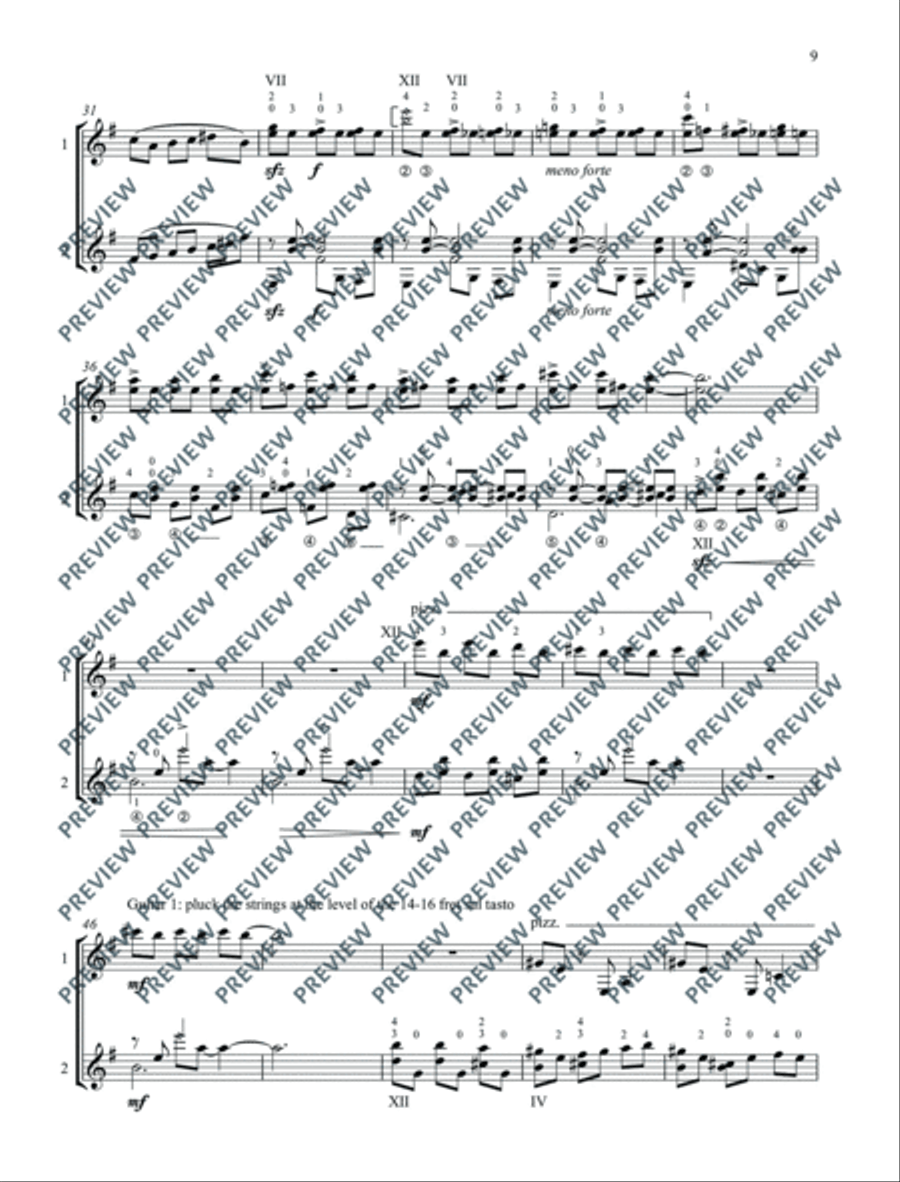 Tongoy Triptych Score scores gallery preview page 12