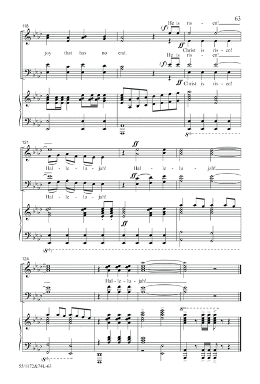 The Easter Story The Easter Story 4-Part scores gallery preview page 64
