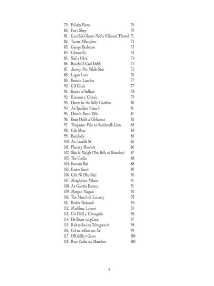 Traditional Slow Airs of Ireland Tin Whistle scores gallery preview page 5