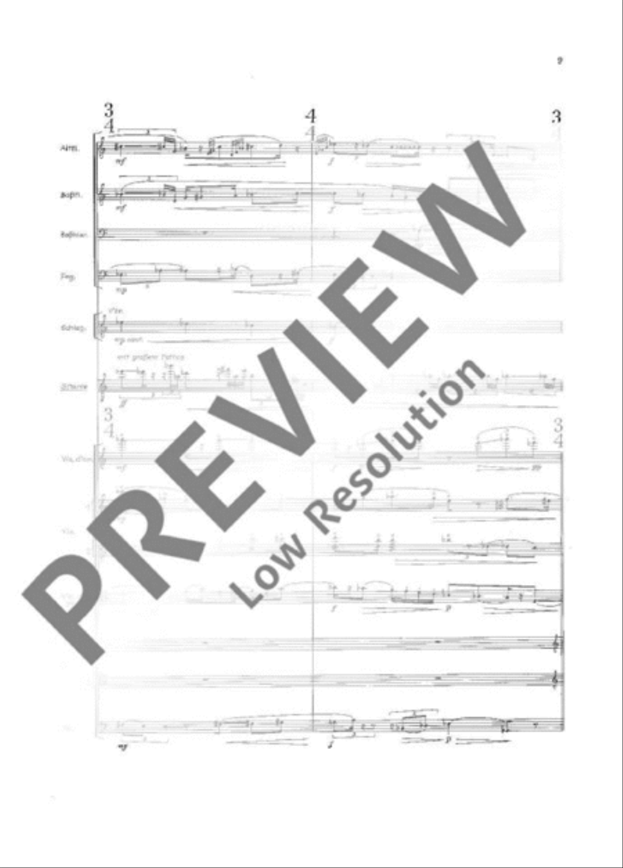 Ode an eine Äolsharfe Ode an eine Äolsharfe Bassoon scores gallery preview page 16