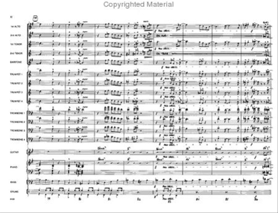Stan's the Man Jazz Ensemble scores gallery preview page 12