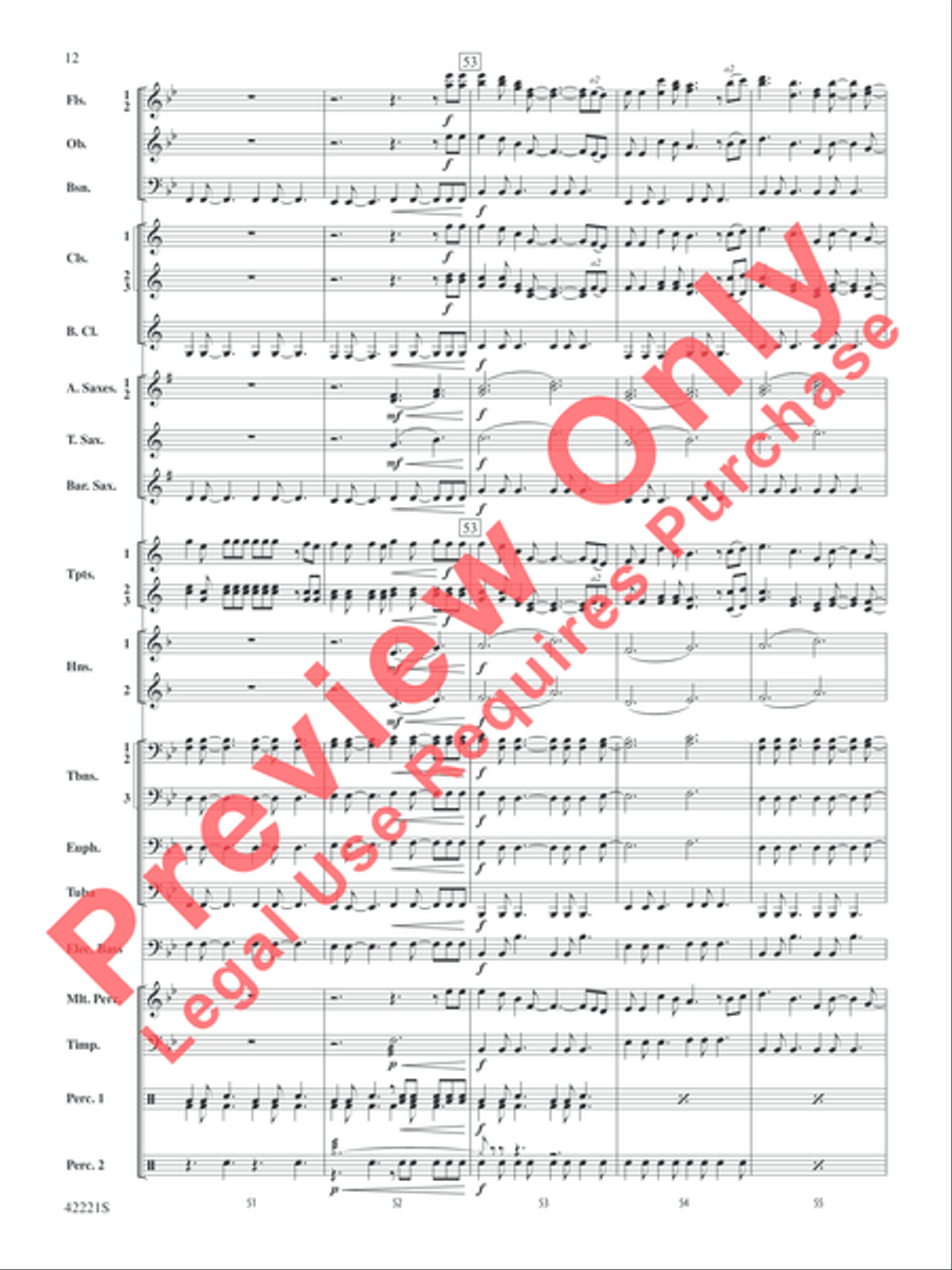 Carry On Concert Band scores gallery preview page 13