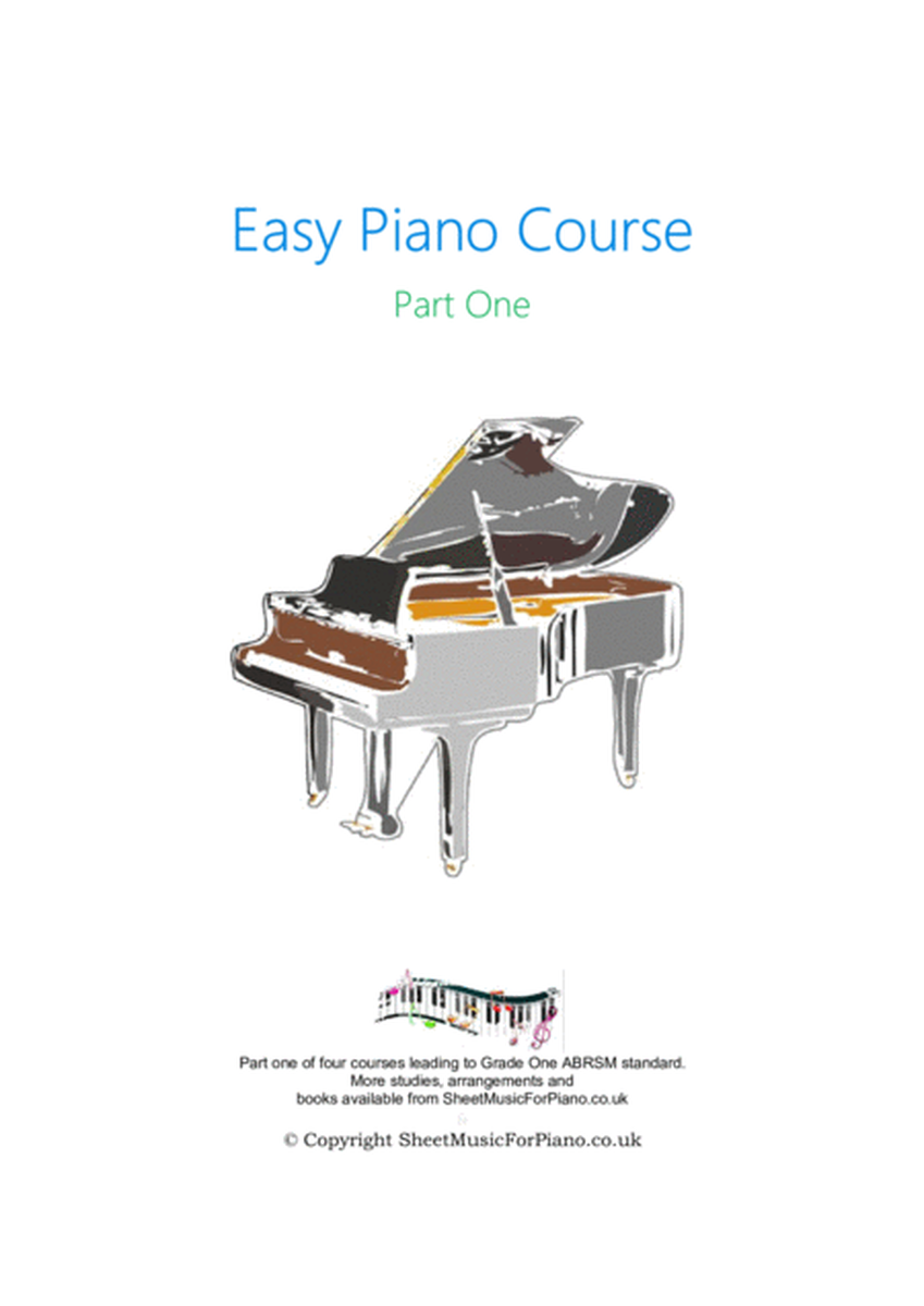 Easy Piano Course Book One - For Kids image number null