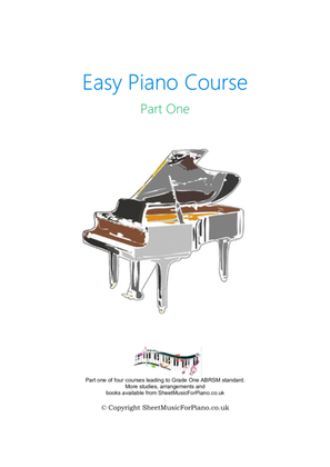 Easy Piano Course Book One - For Kids