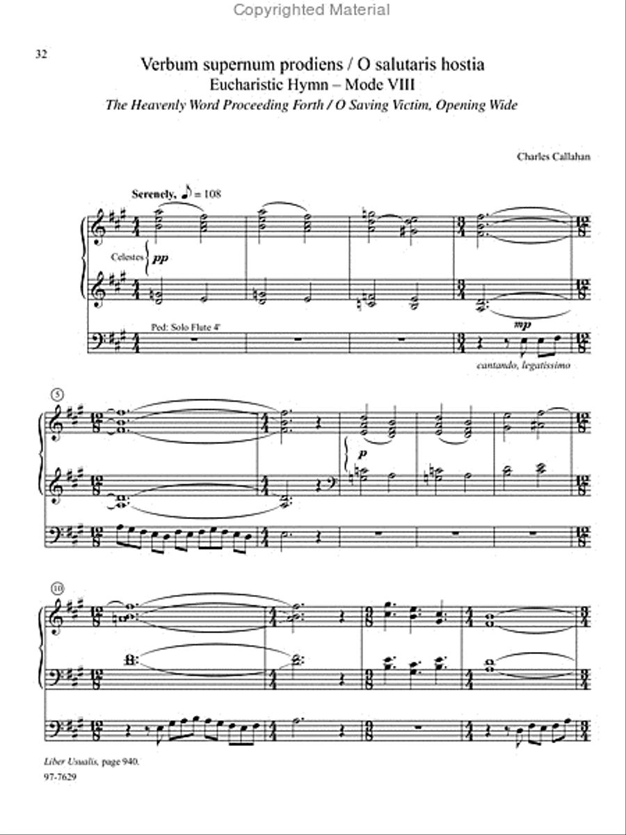 Chant, Vol. III Organ scores gallery preview page 15