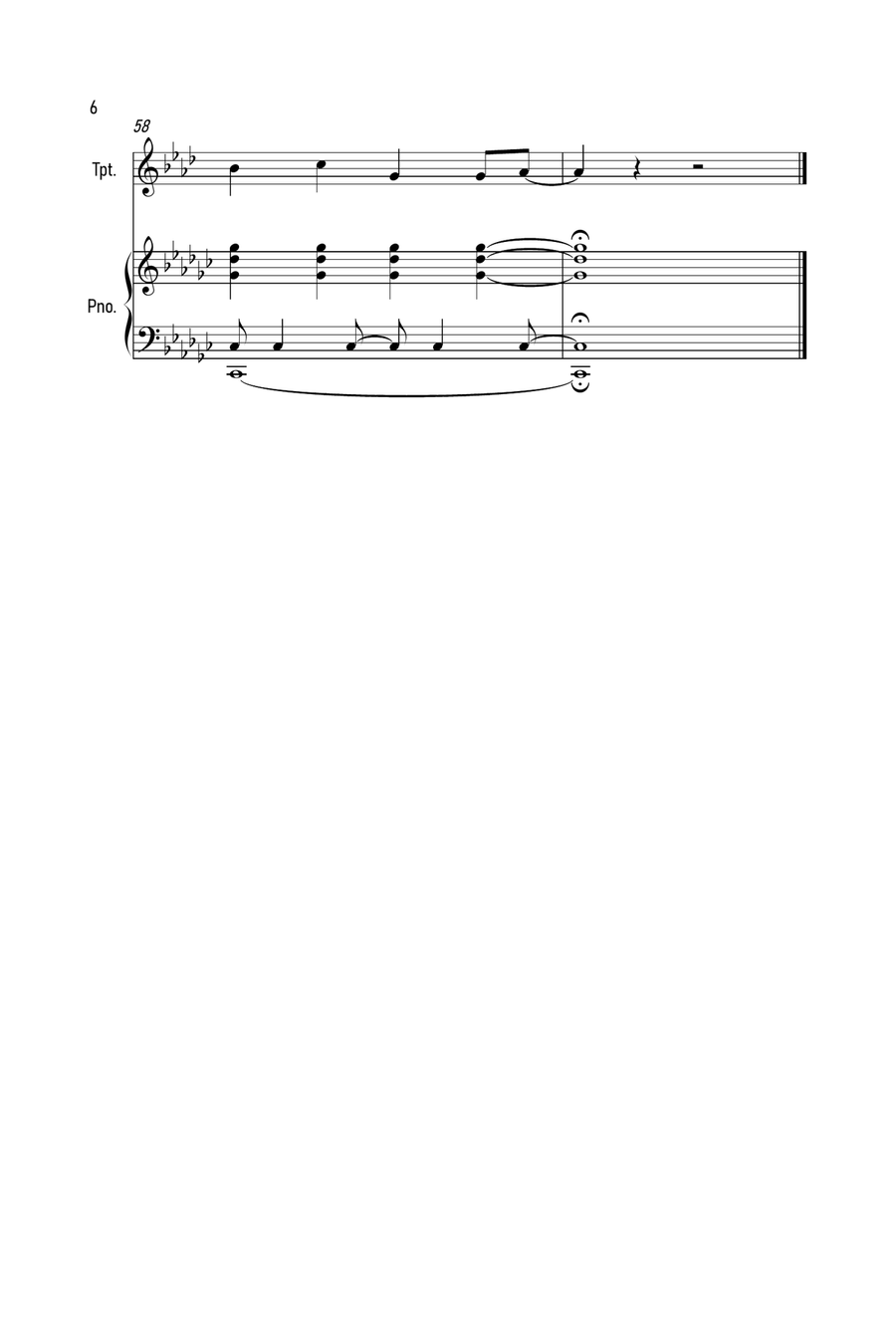 Exile Trumpet Solo scores gallery preview page 6