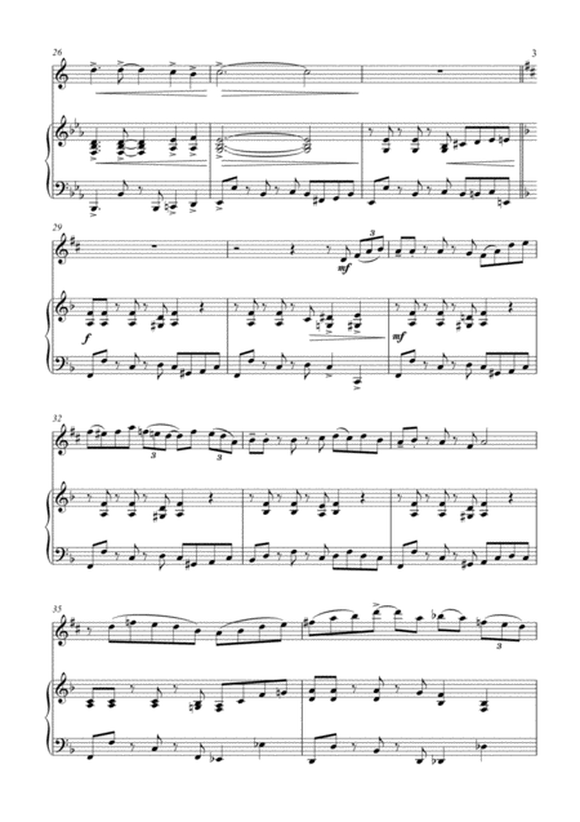 Battle Hymn of the Republic - a Jazz Arrangement - for Alto Saxophone and Piano image number null