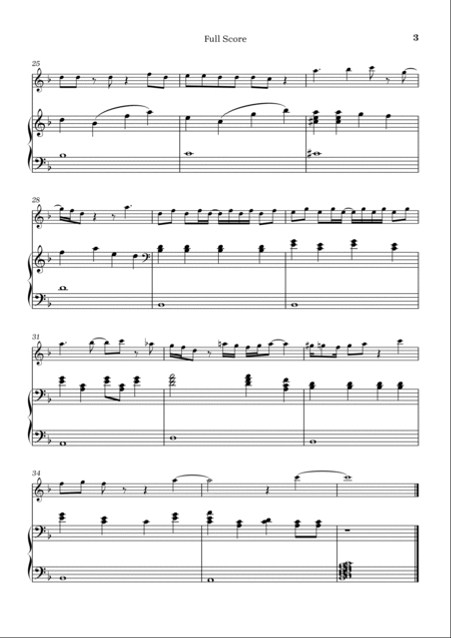 Peaches Flute Solo scores gallery preview page 3