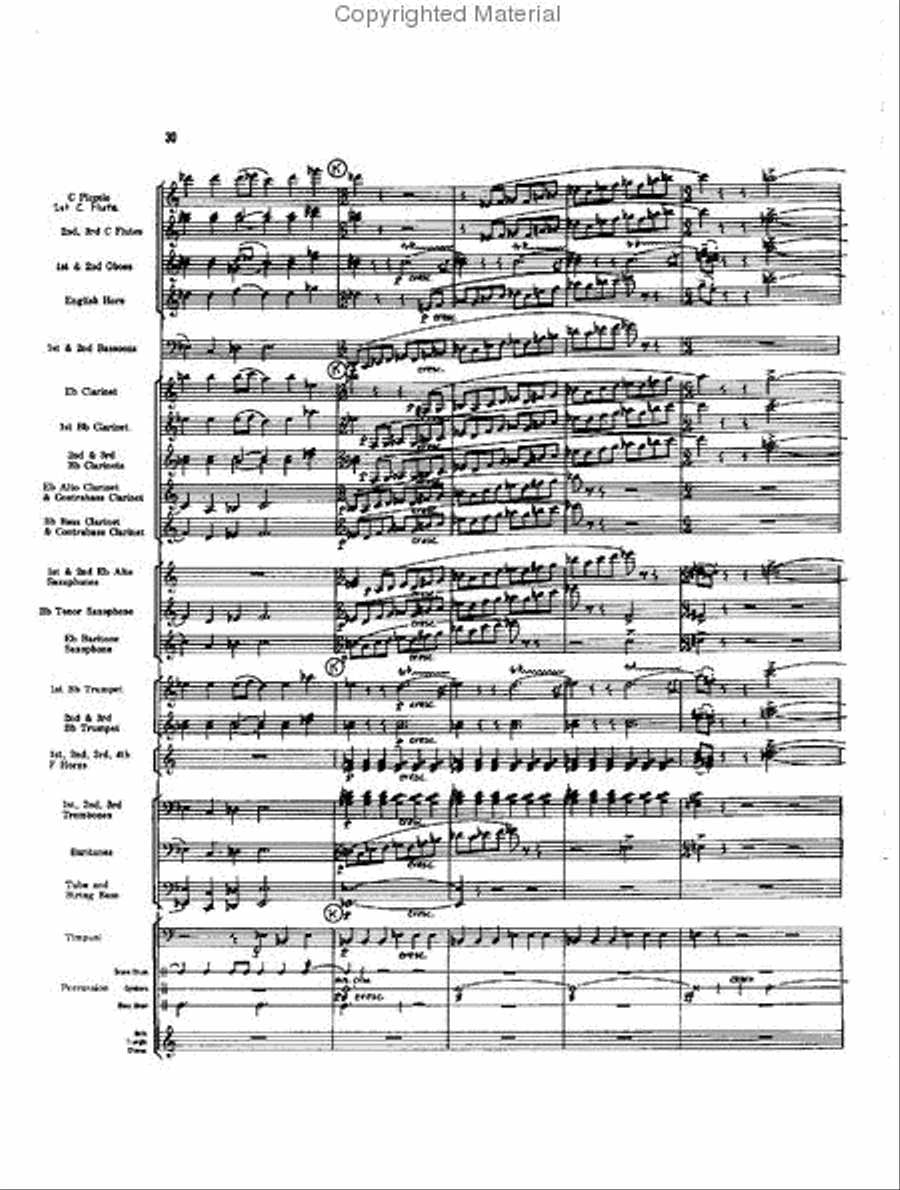 Caccia and Chorale Concert Band scores gallery preview page 29