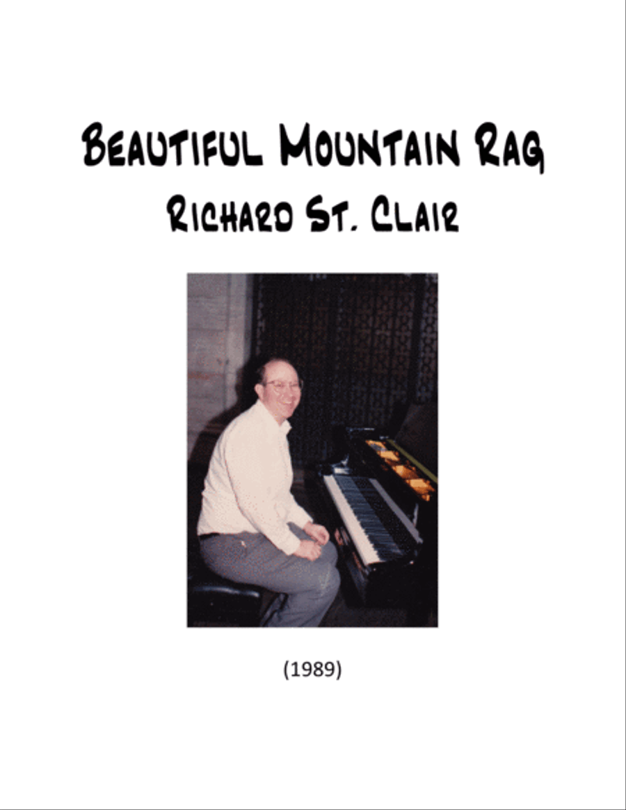 Beautiful Mountain Rag for Solo Piano Piano Solo scores gallery preview page 1