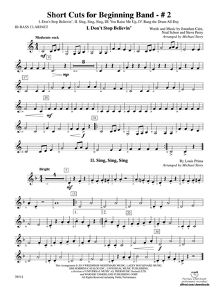 Short Cuts for Beginning Band -- #2: B-flat Bass Clarinet