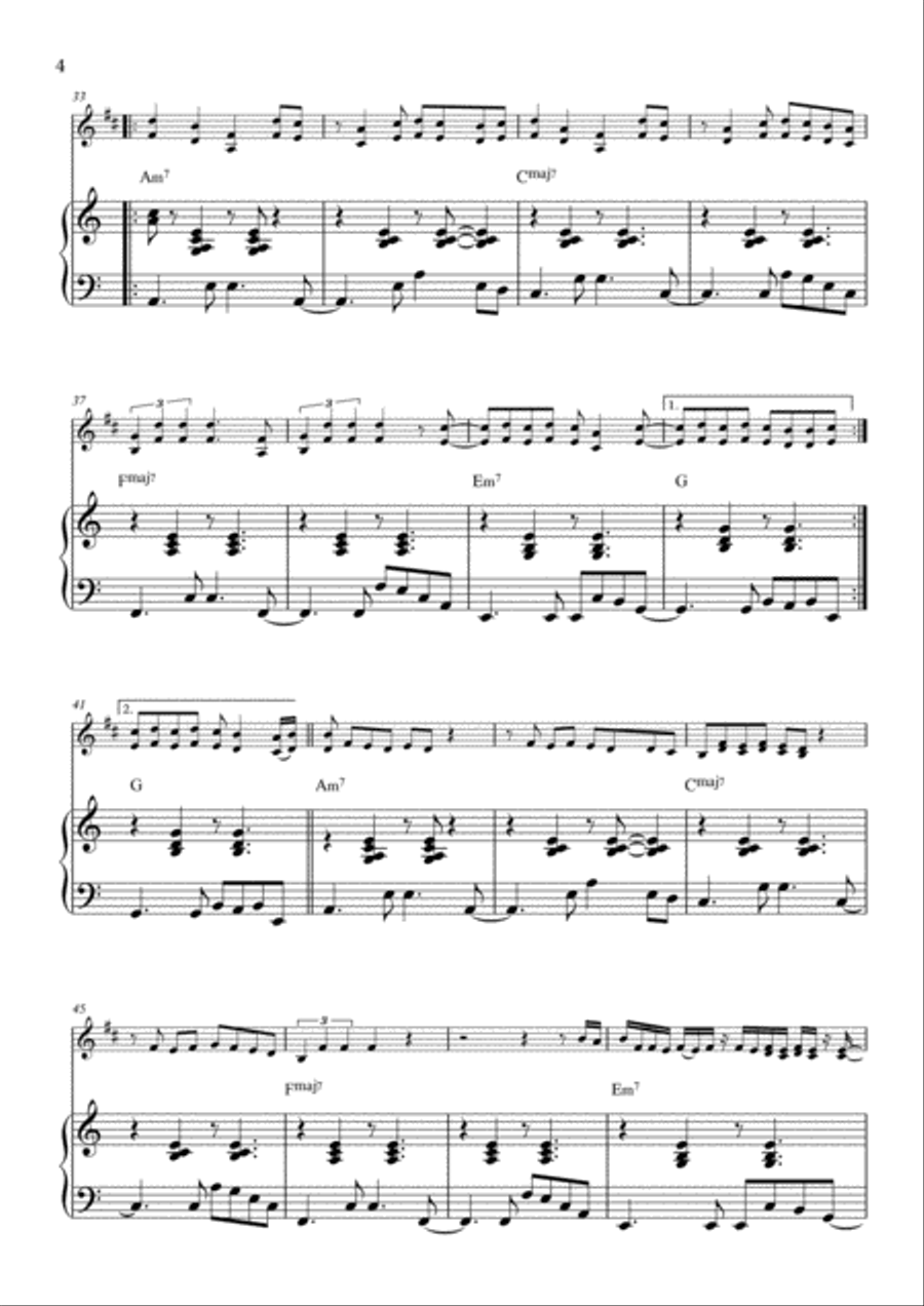 Senorita Senorita Trumpet Duet scores gallery preview page 4